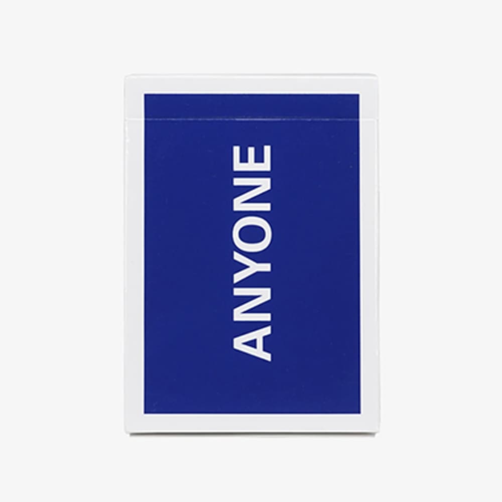 Cap Logo Navy Playing Cards