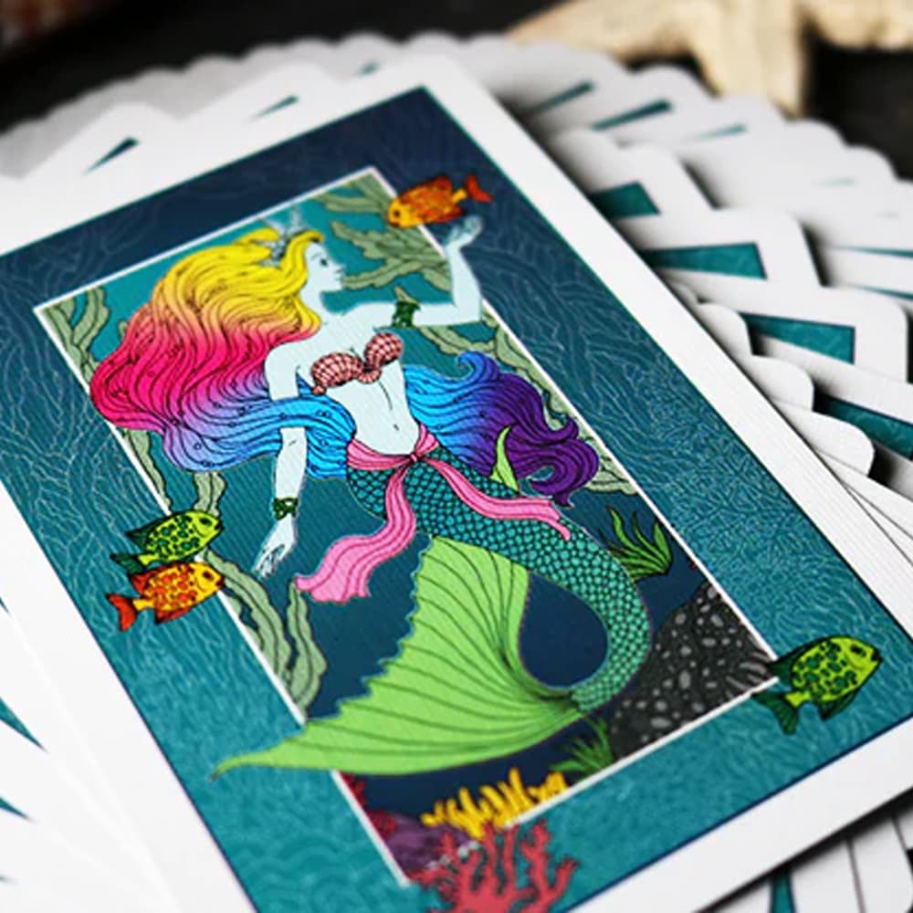 Bicycle Mermaid Playing Cards (Aqua Edition)