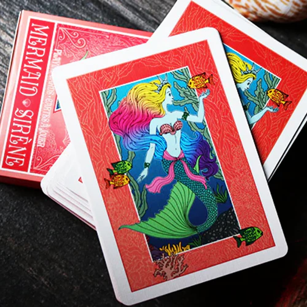 Bicycle Mermaid Playing Cards – Pink Edition