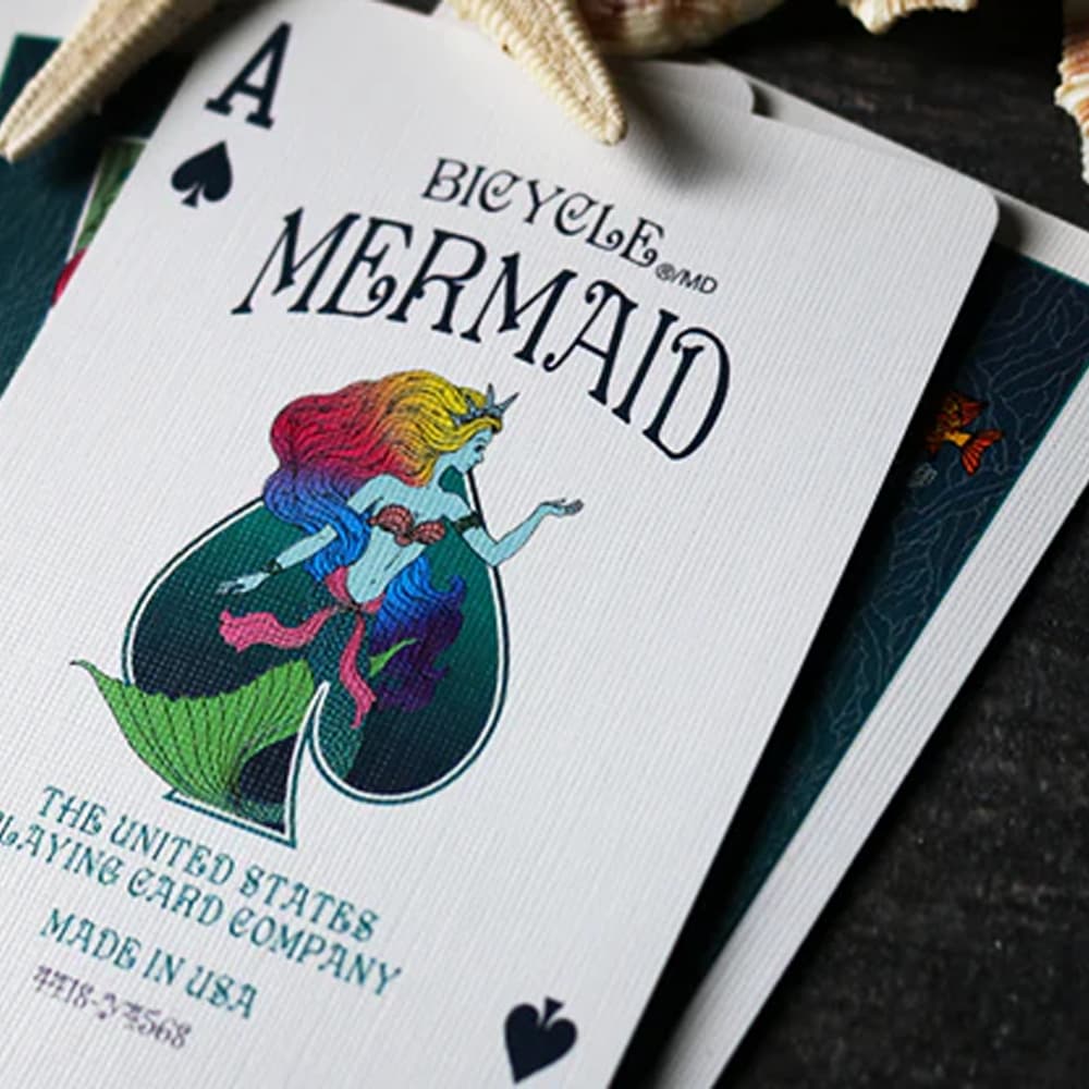 Bicycle Mermaid Playing Cards (Aqua Edition)