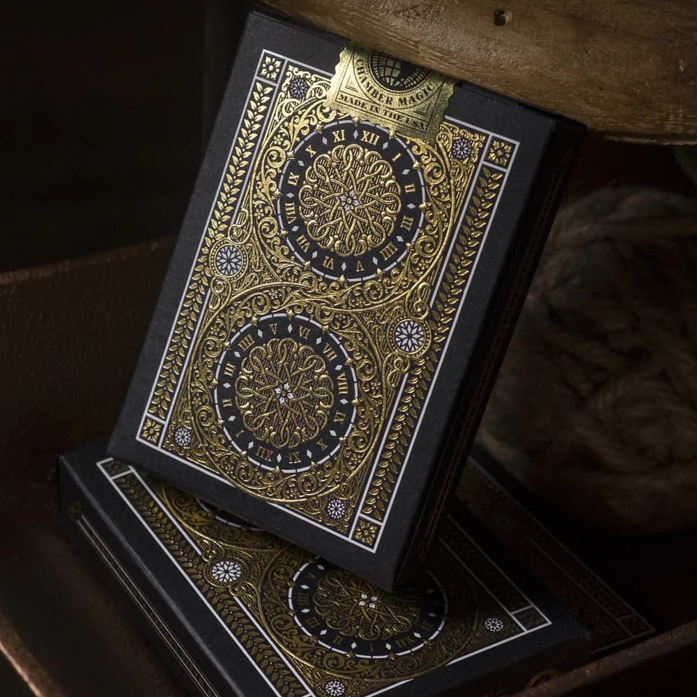 Tycoon Black Playing Cards