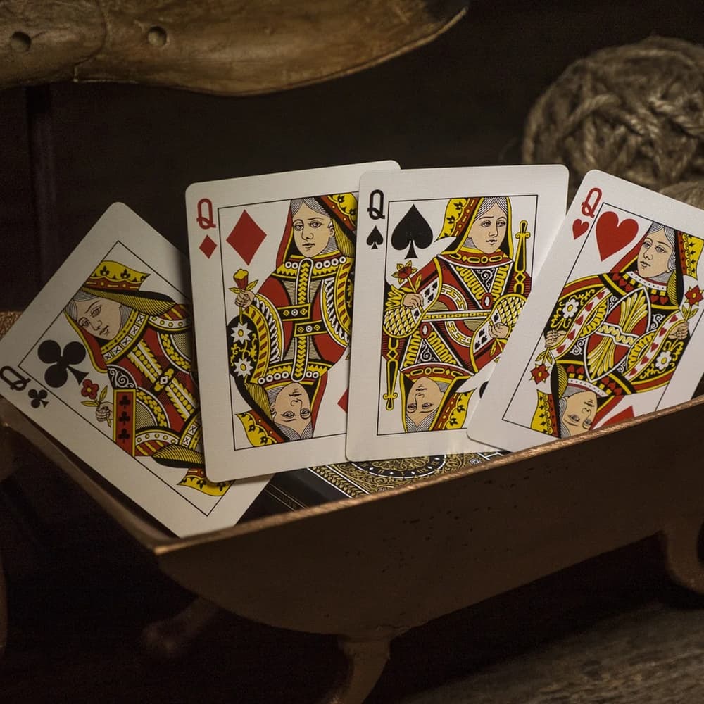 Tycoon Black Playing Cards