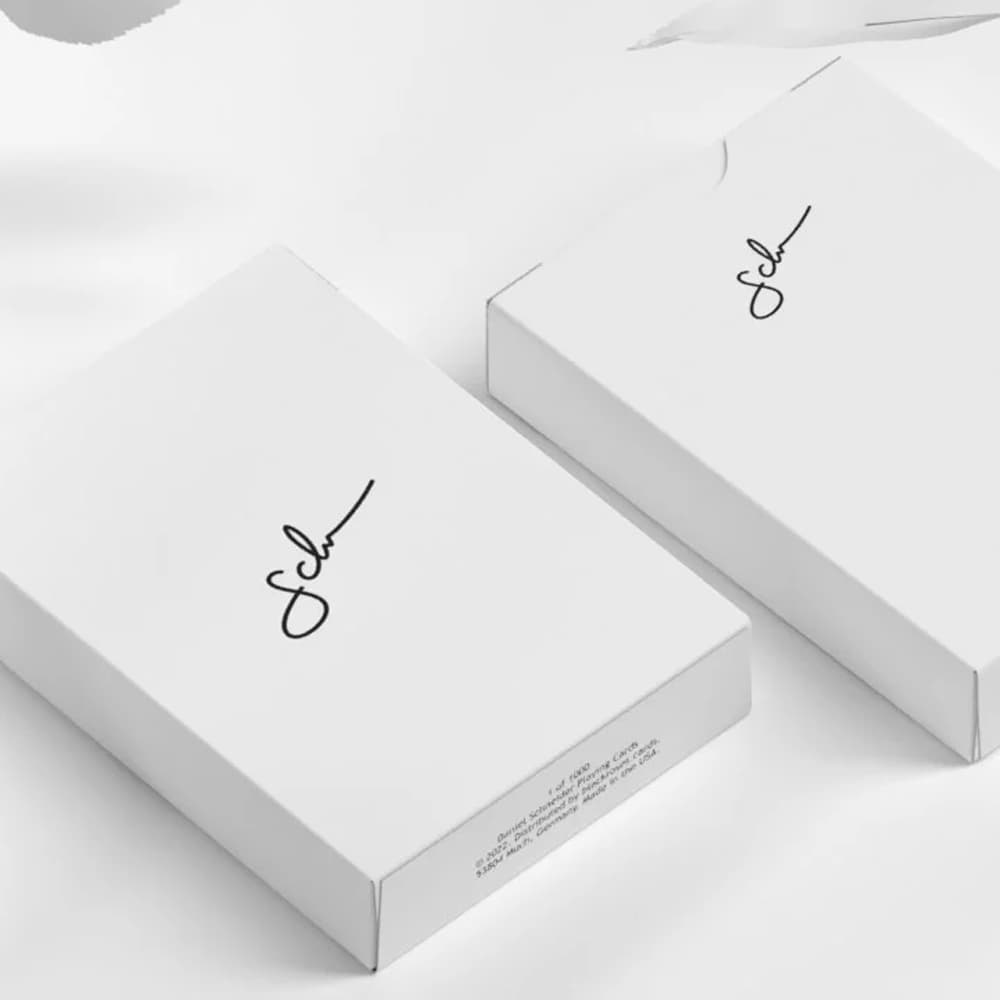 Daniel Schneider Signature Playing Cards (White)