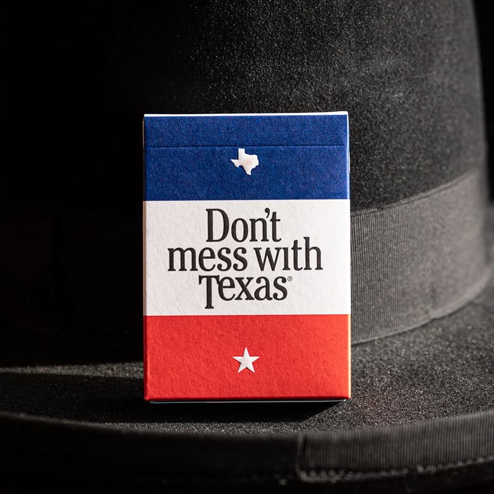 Don’t Mess With Texas Playing Cards