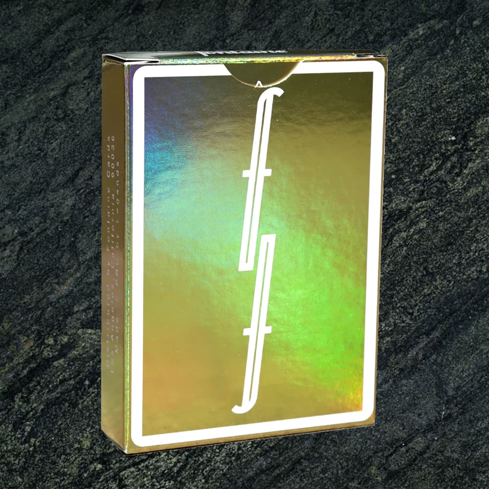 Gold Holo Fontaine Playing Cards