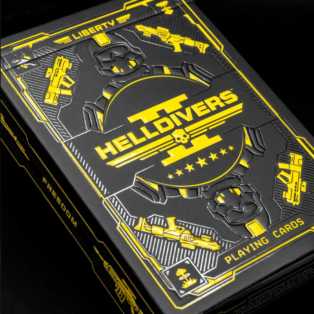 Helldivers 2 Playing Cards (Judgement Black Edition)