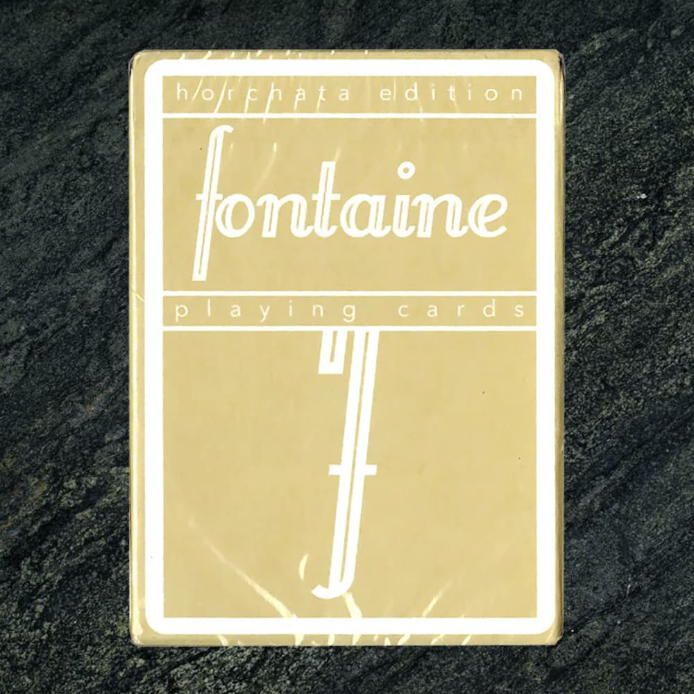 Horchata Fontaine Playing Cards