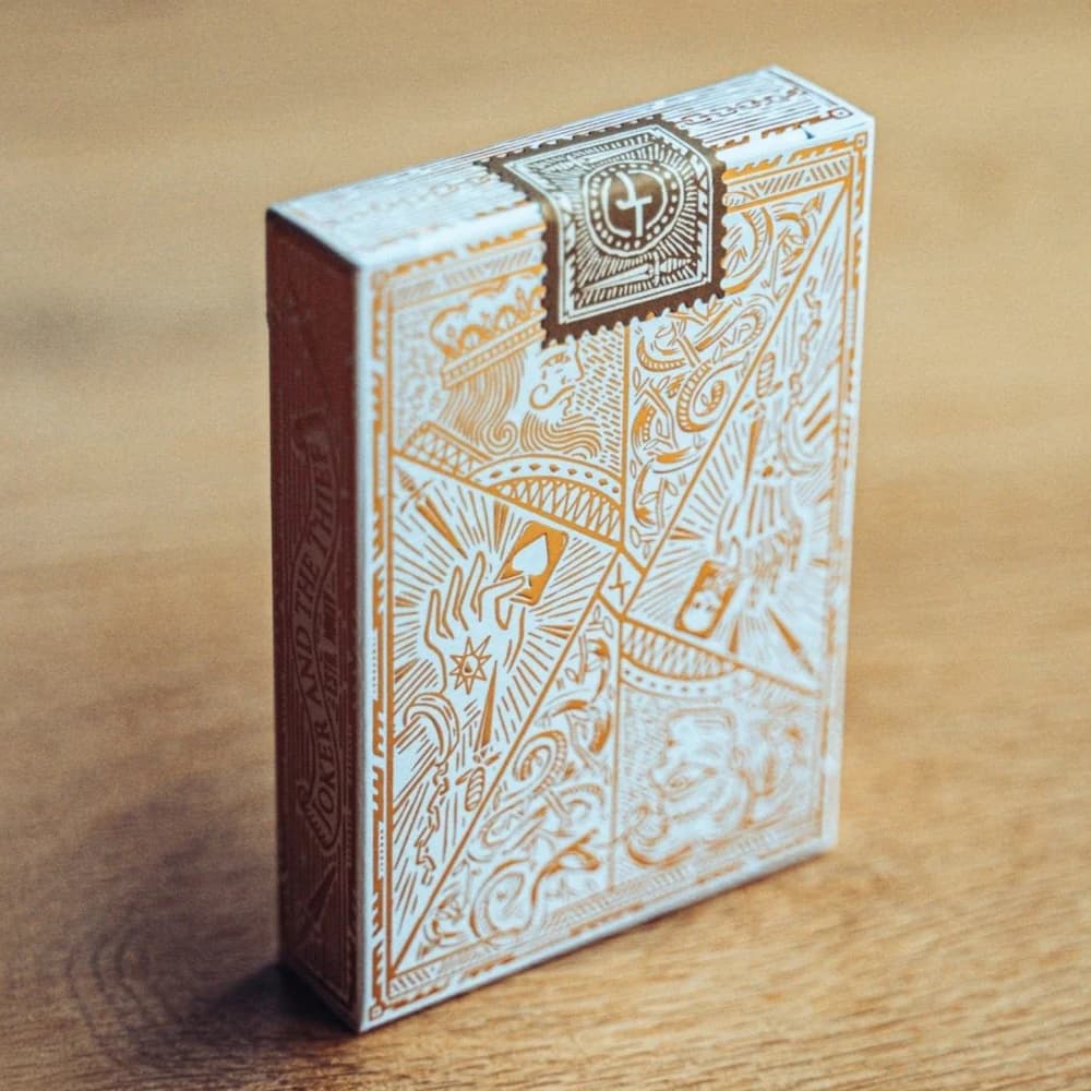 Joker and the Thief Playing Cards (White Gold Edition)