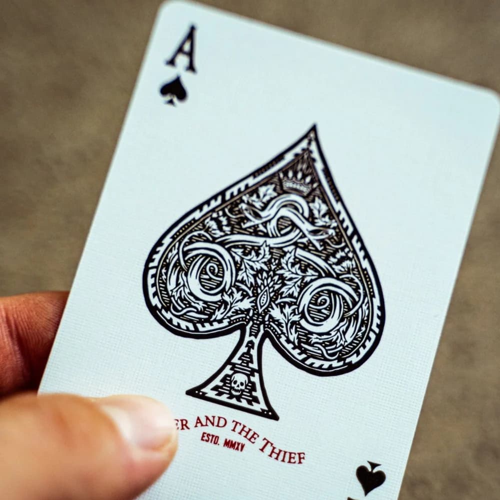 Joker and the Thief Blood Red Edition Playing Cards