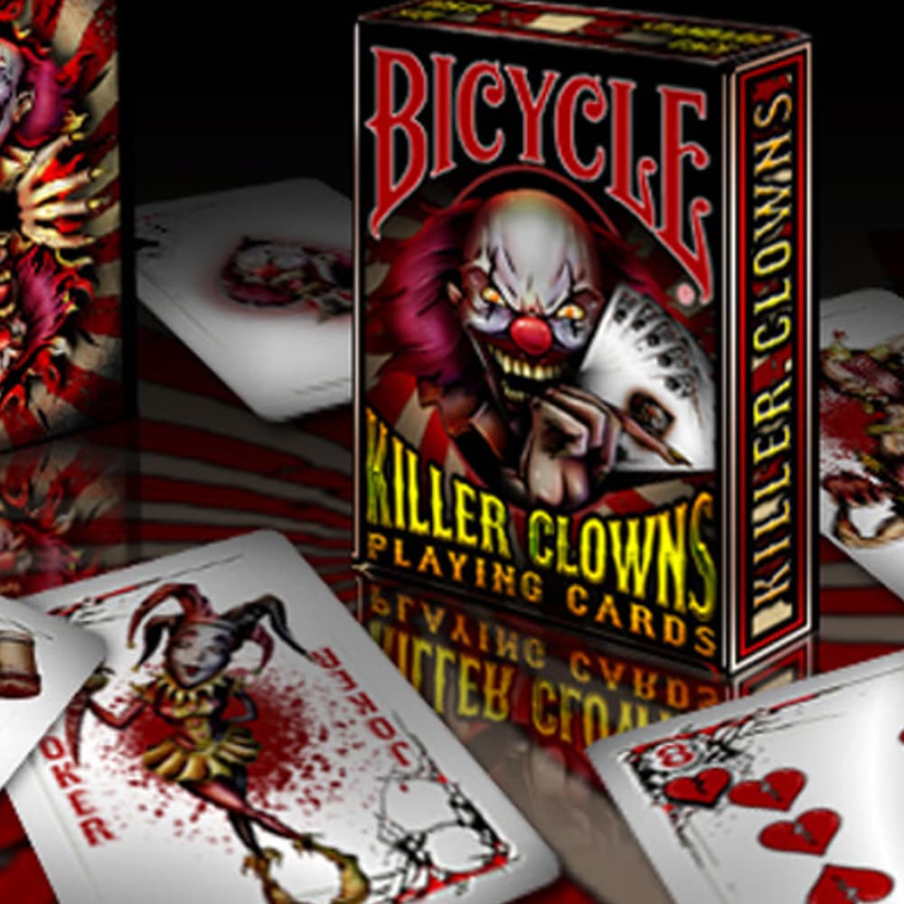 Killer Clowns Playing Cards