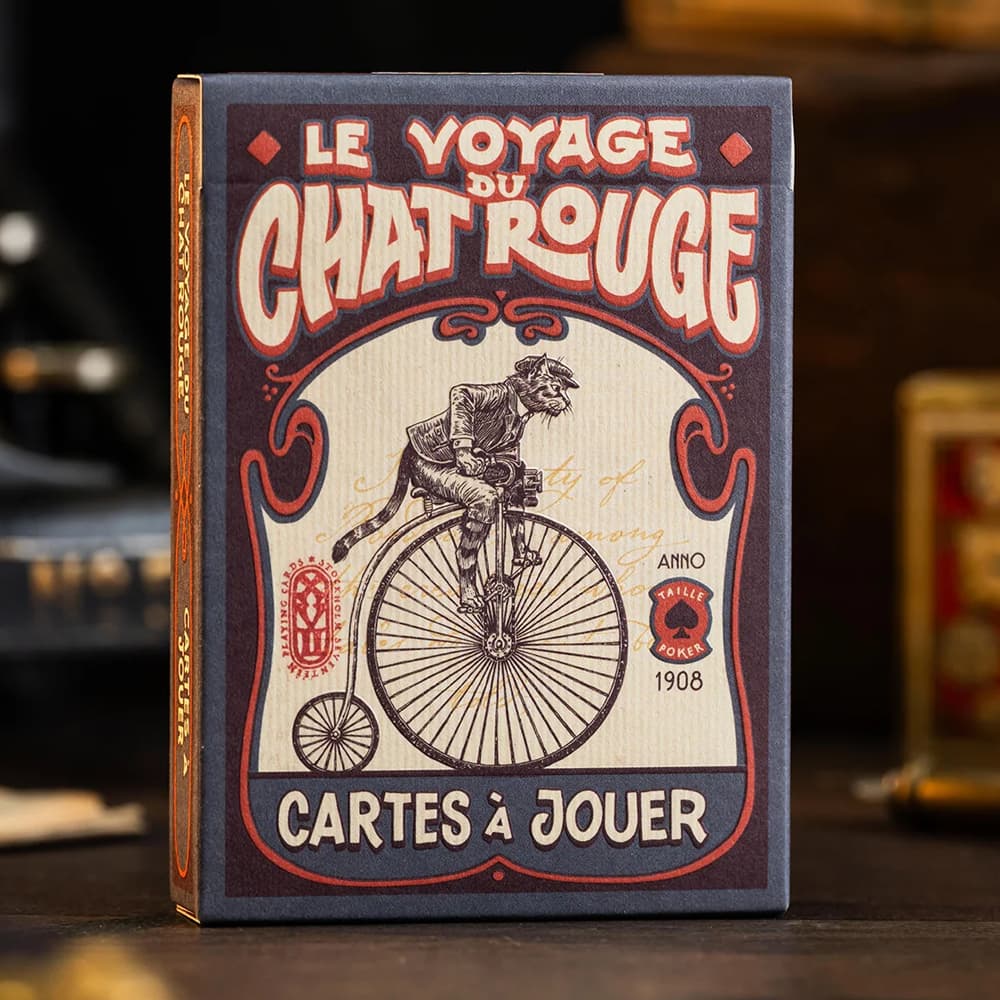 Le Voyage du Chat Rouge Playing Cards