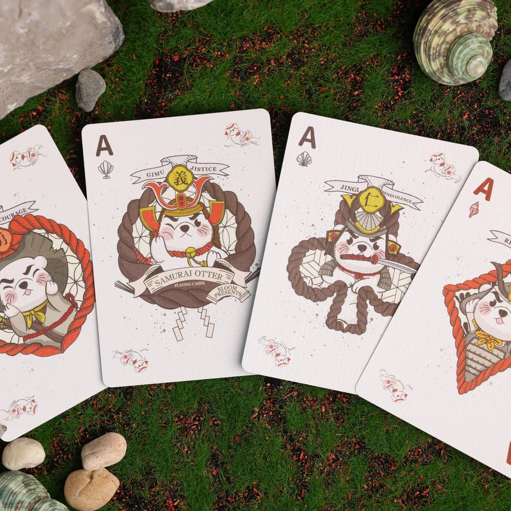 Samurai Otter Playing Cards - Hono Edition