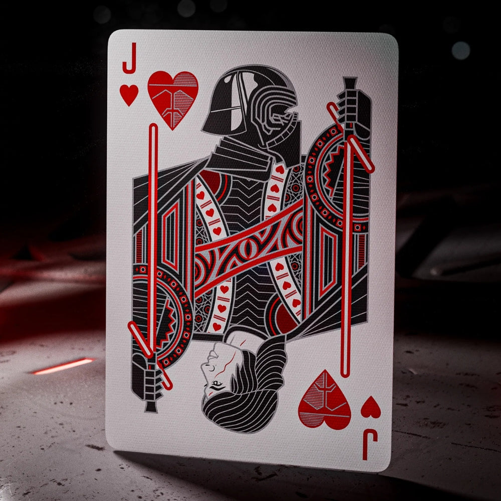 Jack of hearts card taken from a set of star wars playing cards