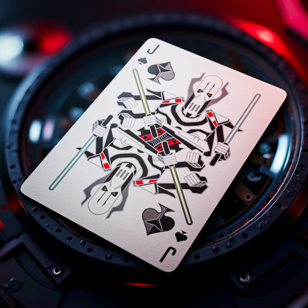 Jack of spades taken from a set of star wars playing cards