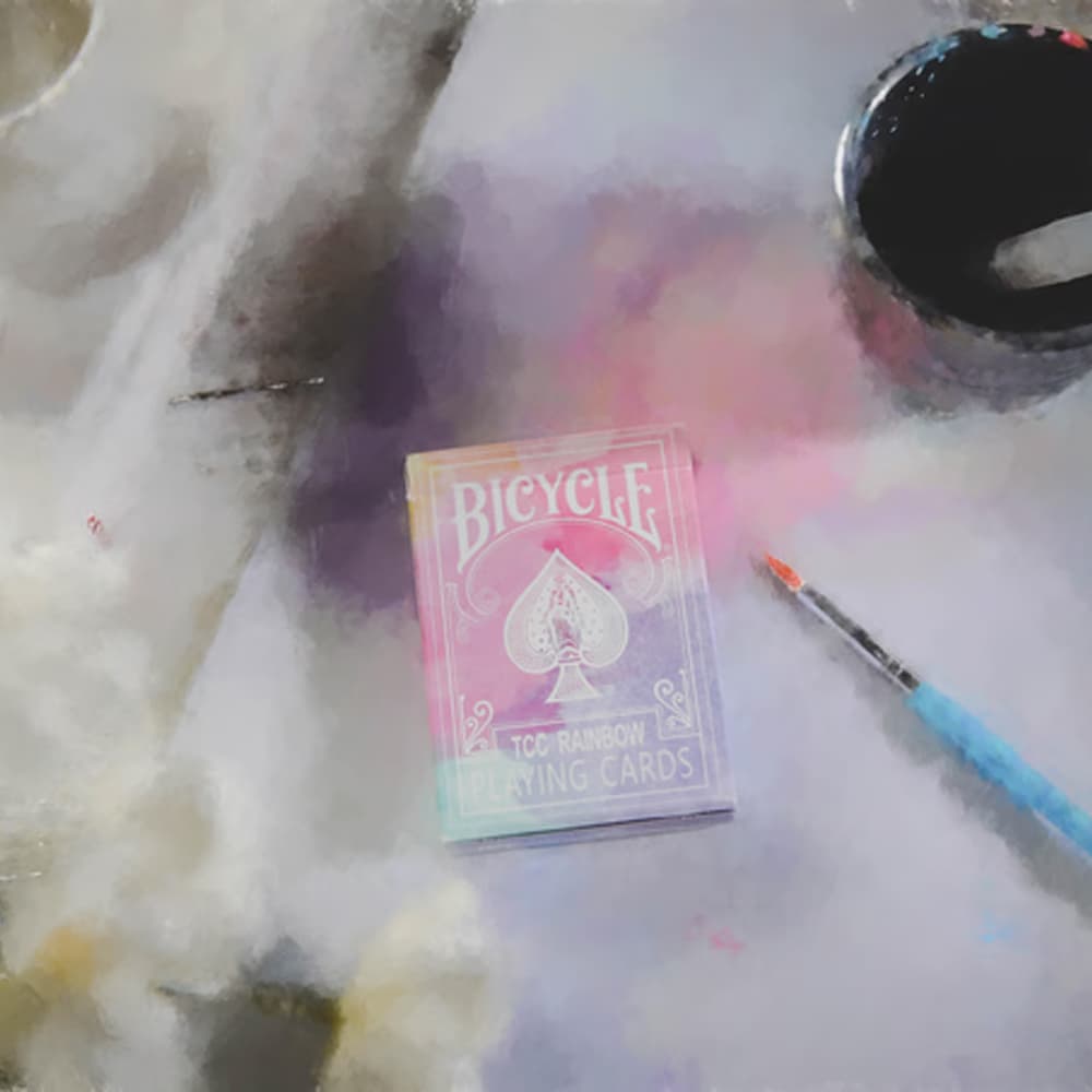 Bicycle Watercolour Rainbow Playing Cards | Limited Edition