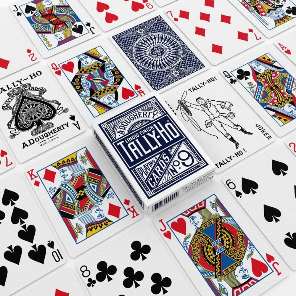 Tally-Ho Circle Back Playing Cards (Red & Blue)