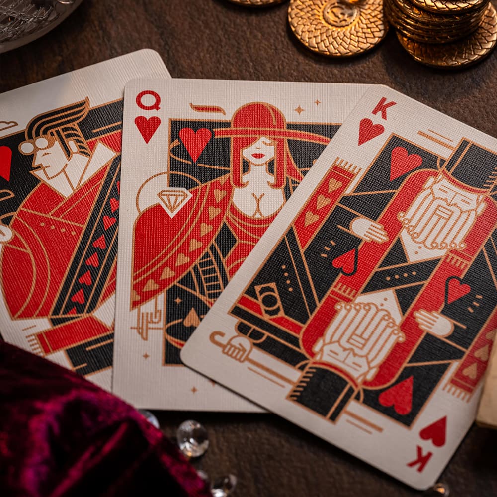 The Gentleman Thief Copper Playing Cards