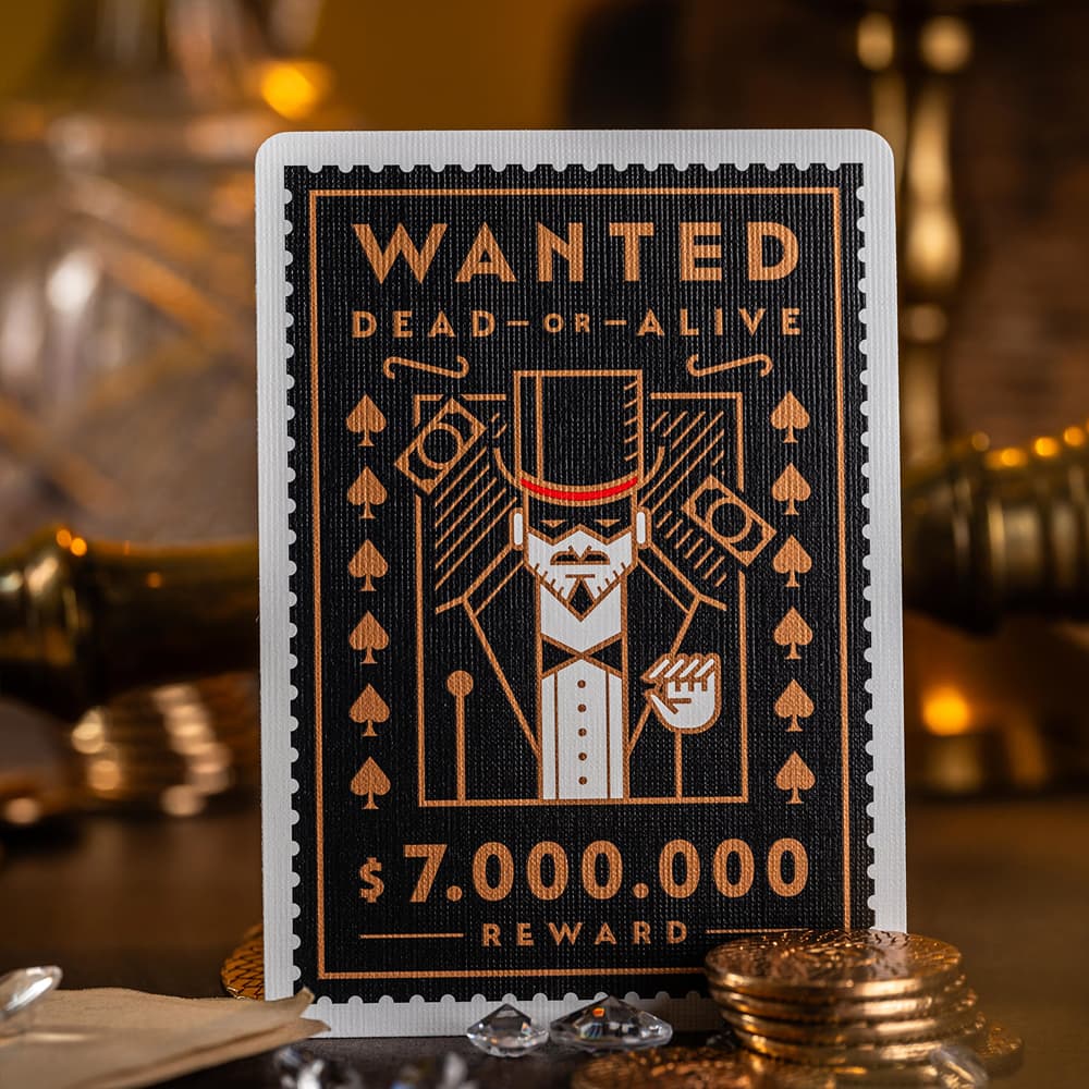 The Gentleman Thief Copper Playing Cards