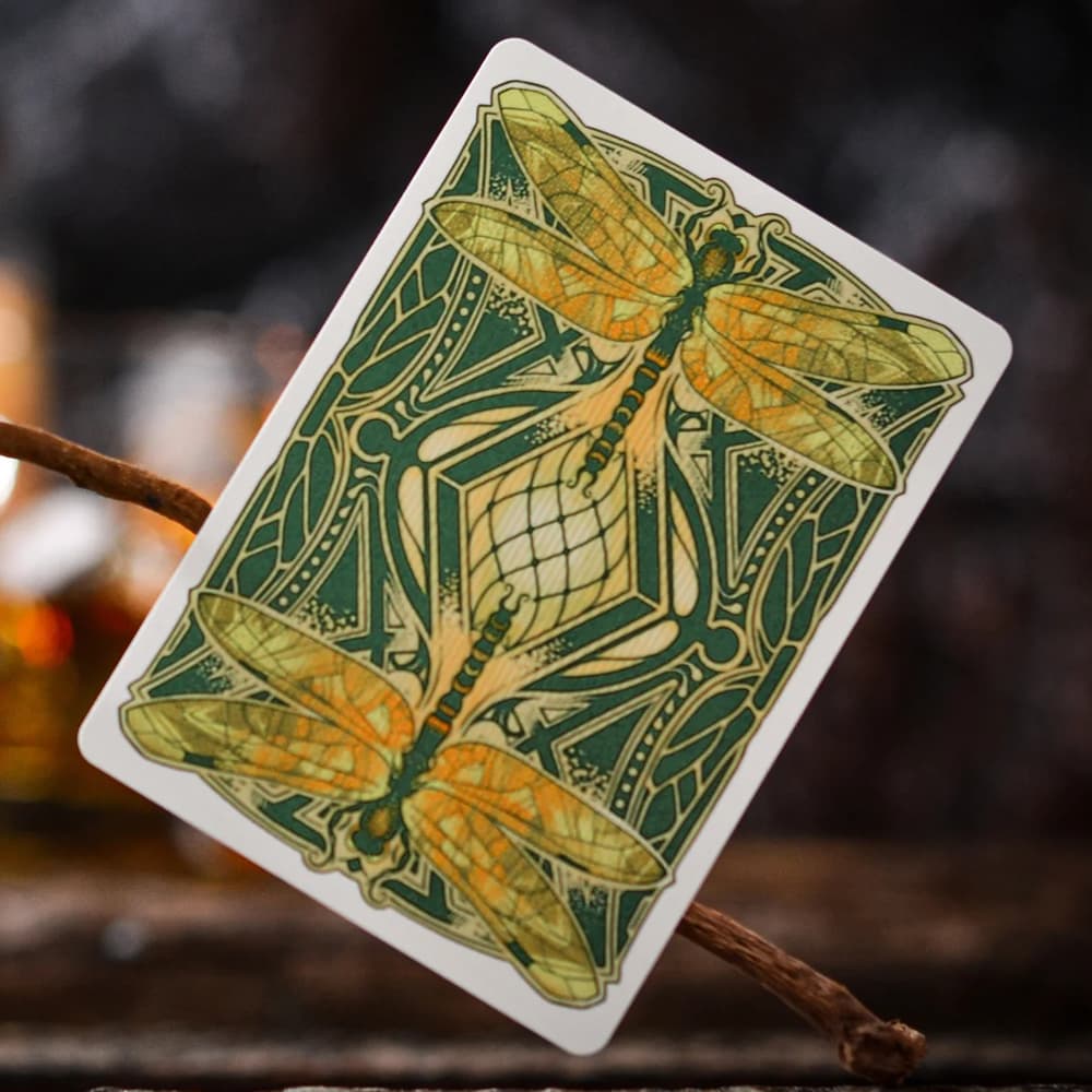 Notorious Gambling Frog (Green) Playing Cards