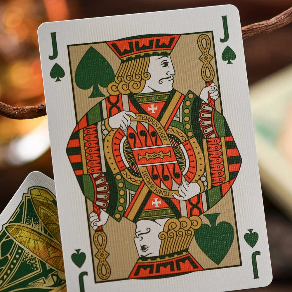 Notorious Gambling Frog (Green) Playing Cards