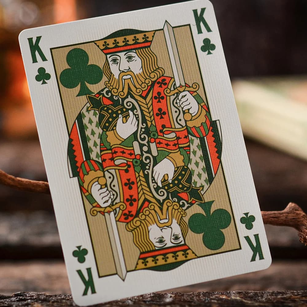 Notorious Gambling Frog (Green) Playing Cards