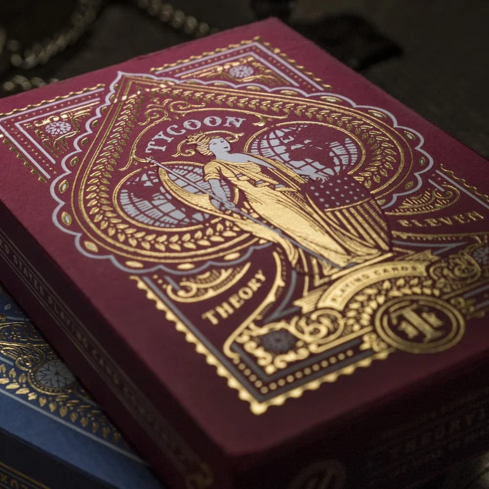 Tycoon Red Playing Cards