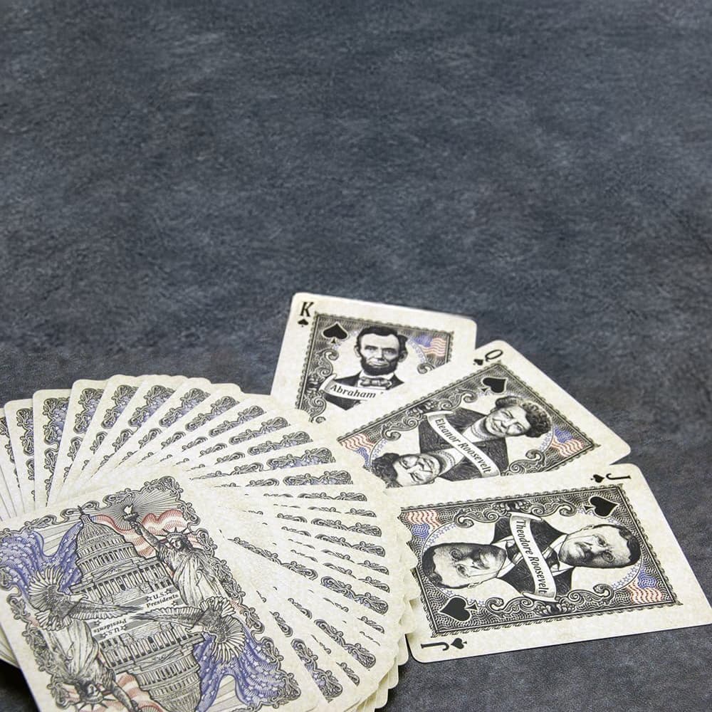US President Playing Cards (Blue Edition)