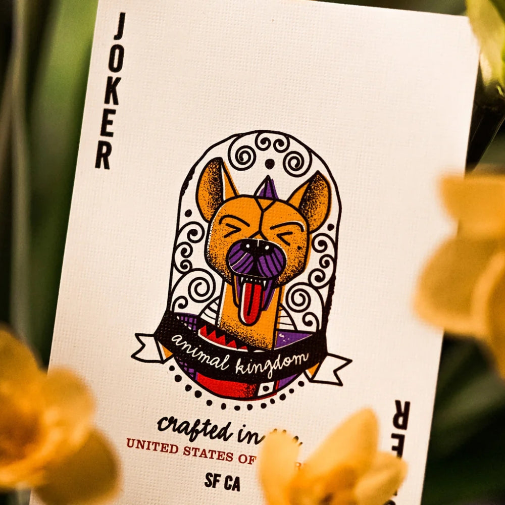Joker card from a set of animal kingdom playing cards