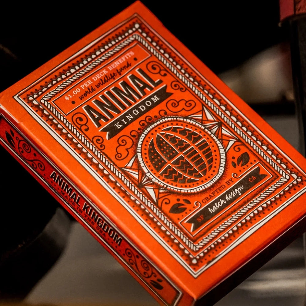 Deck box of animal playing caards