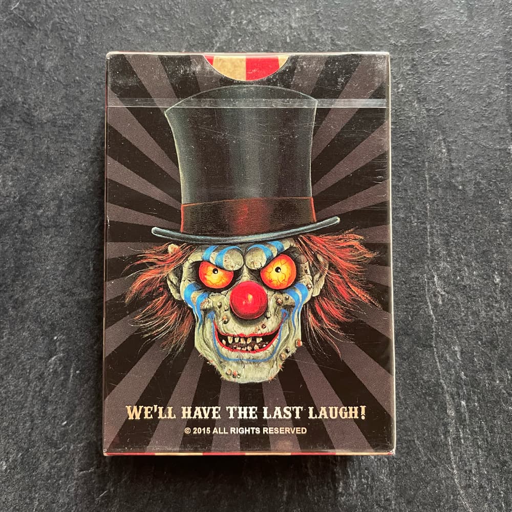 Bicycle Psycho Clowns Playing Cards
