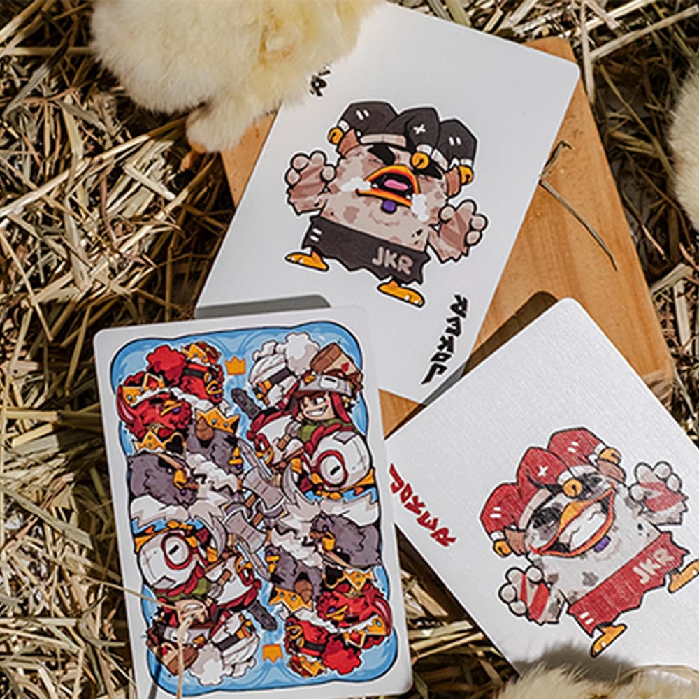 Chkns & Crowns Playing Cards