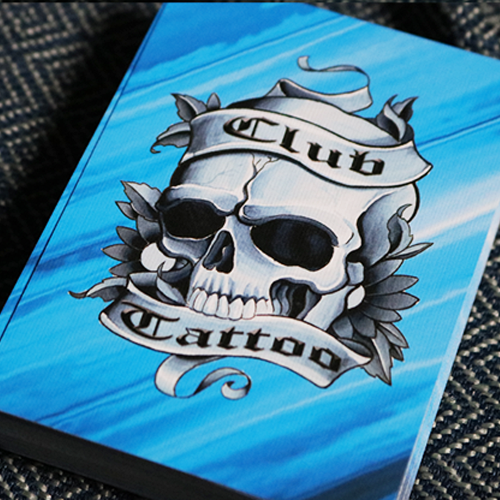 Club Tattoo Playing Cards (Blue)
