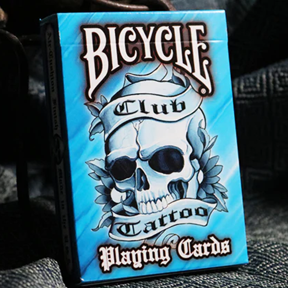 Club Tattoo Playing Cards (Blue)