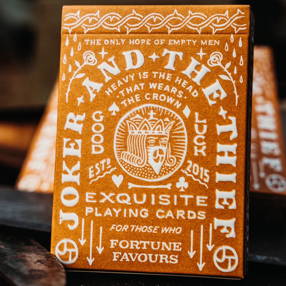 Crown Playing Cards (Gold)