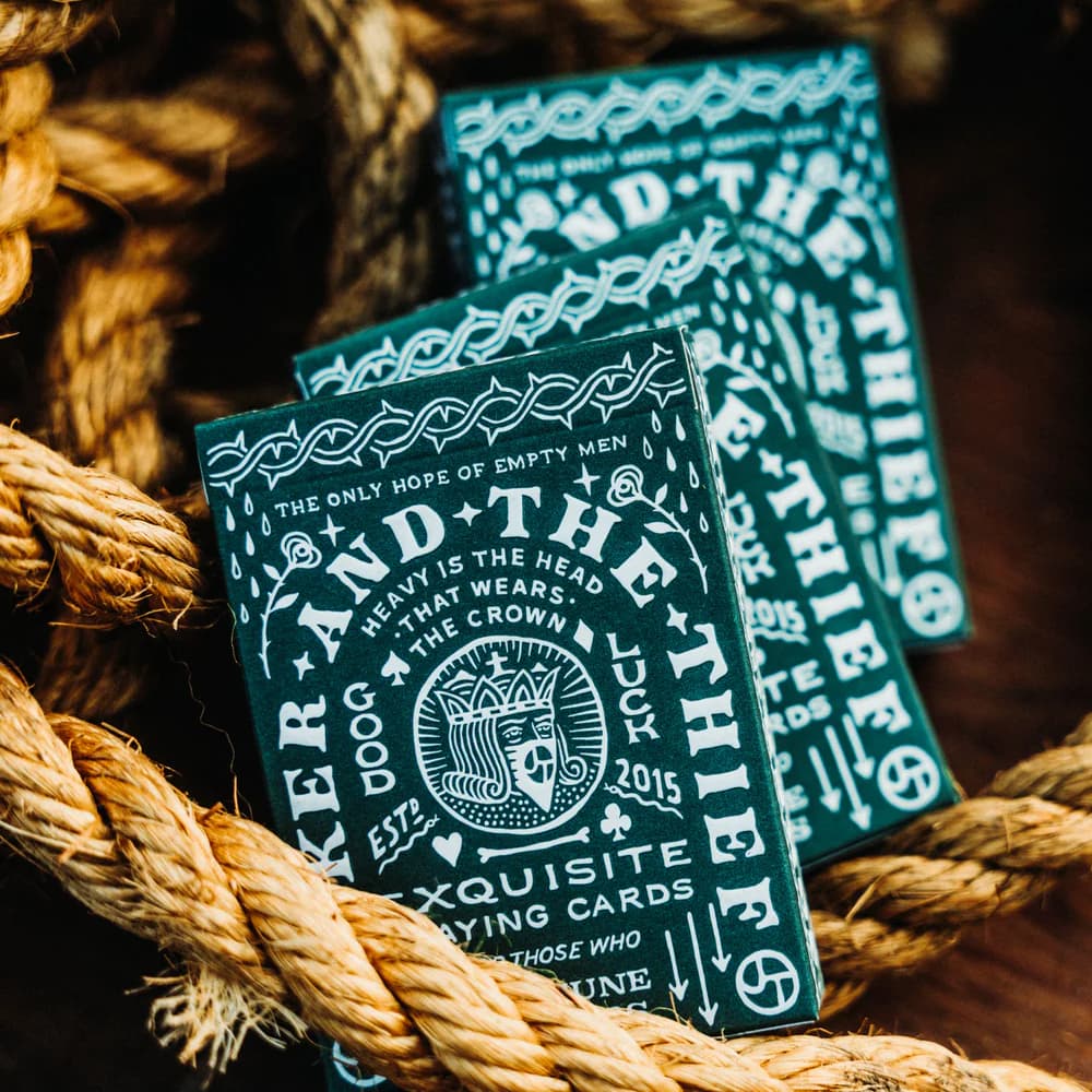 Crown Playing Cards (Green)