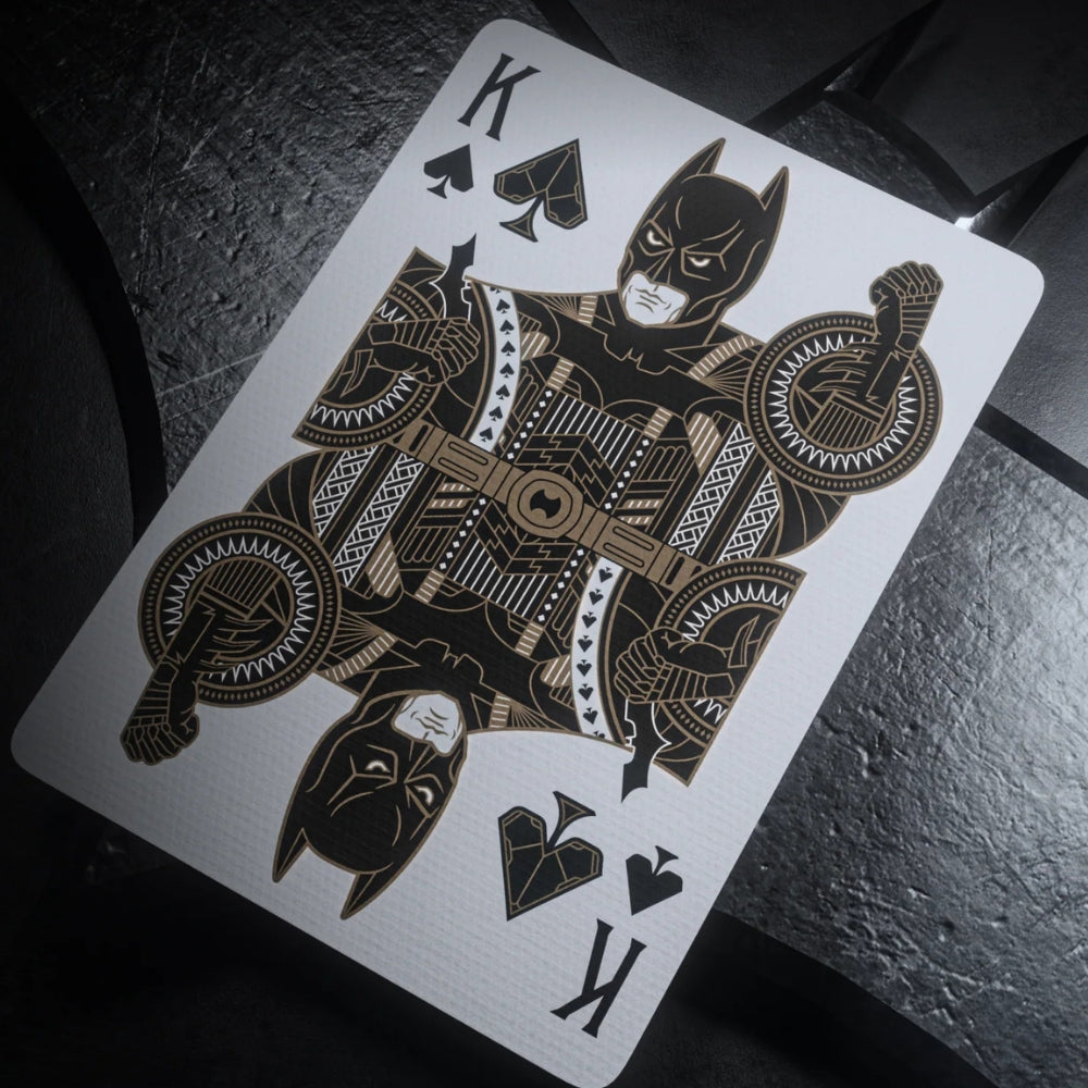 King of spades, from the dark knight playing cards deck