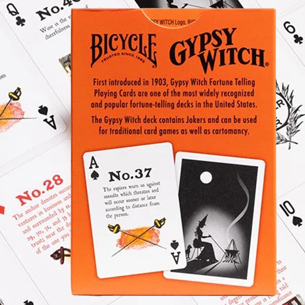 Gypsy Witch Fortune Telling Playing Cards
