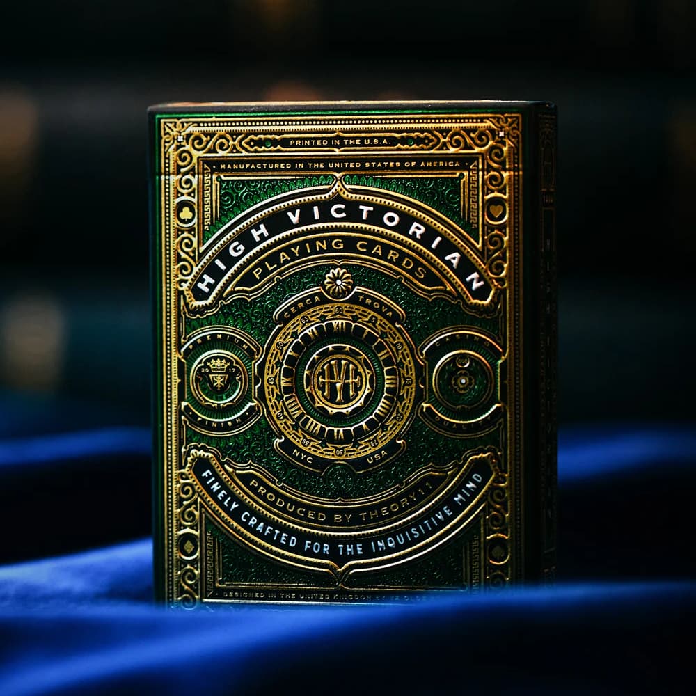 High Victorian Playing Cards – Green Edition