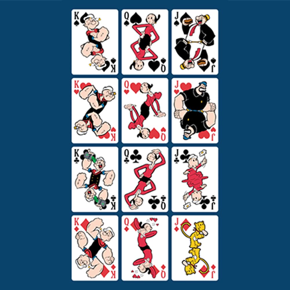 Popeye playing cards