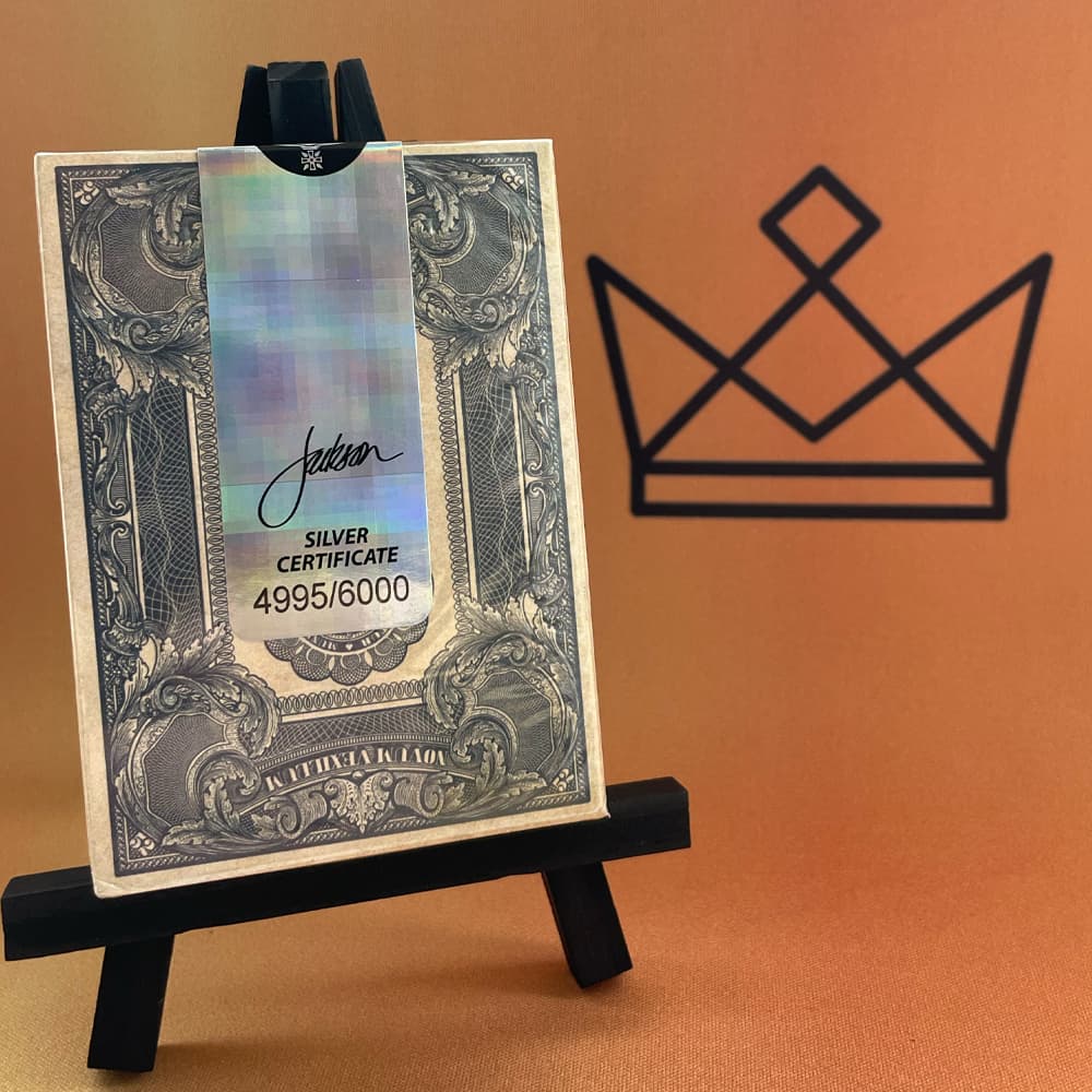 Federal 52 Silver Certificate Playing Cards