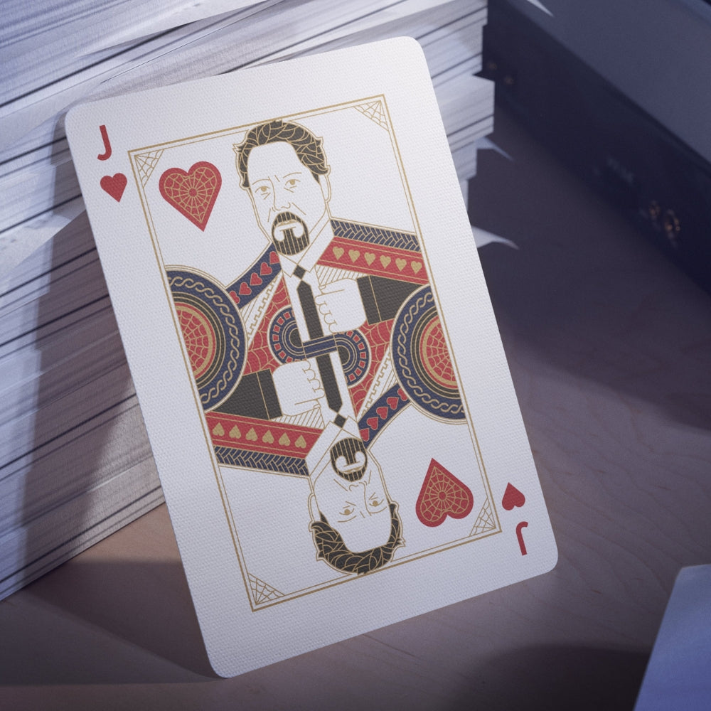 Jack of hearts card from the spiderman deck of playing cards (theory11)