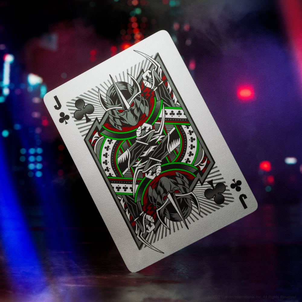 Jack of clubs card from a set of teenage mutant ninja turtles playing cards