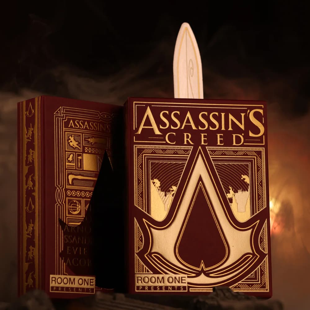Assassin's Creed v2 Playing Cards (Hidden Blade Garnet)