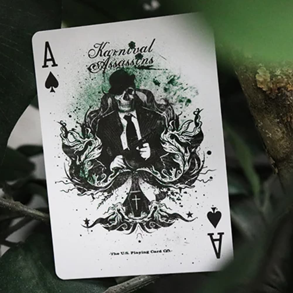 Bicycle Karnival Assassins – Green Edition | Limited Dark-Art Deck