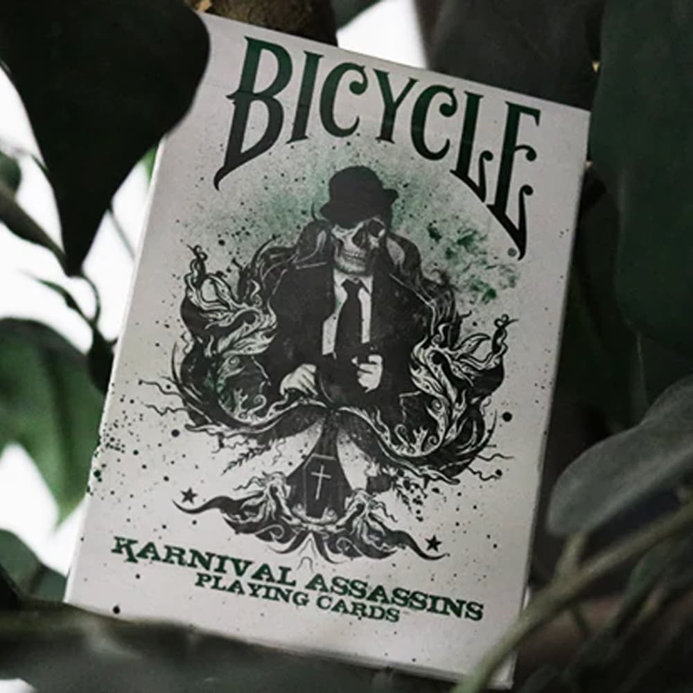 Bicycle Karnival Assassins – Green Edition | Limited Dark-Art Deck