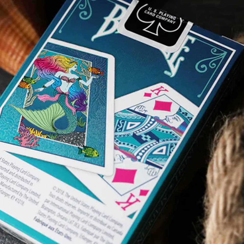 Bicycle Mermaid Playing Cards (Aqua Edition)