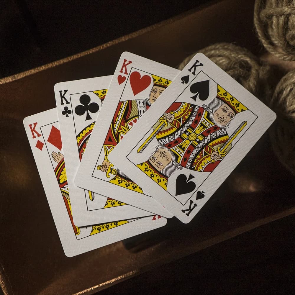 Tycoon Black Playing Cards