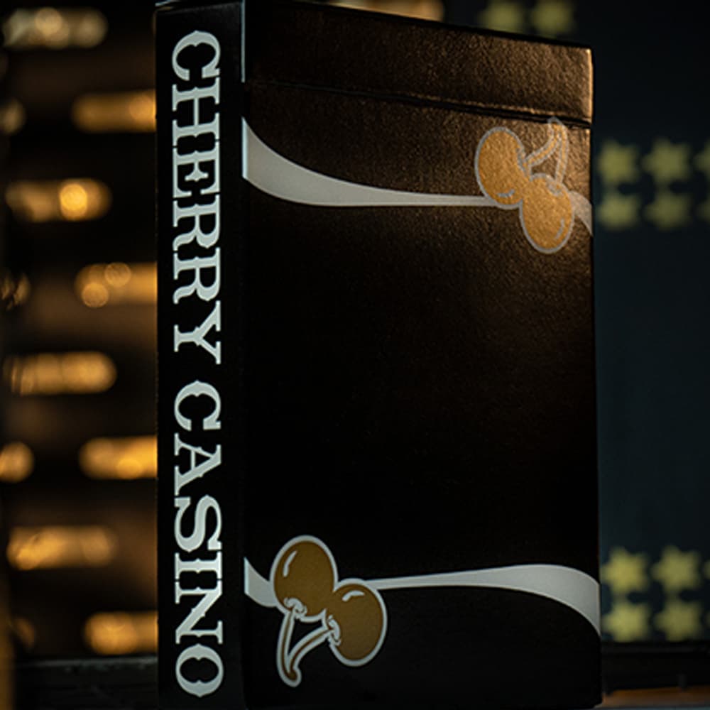Cherry Casino Playing Cards (Monte Carlo Black and Gold)