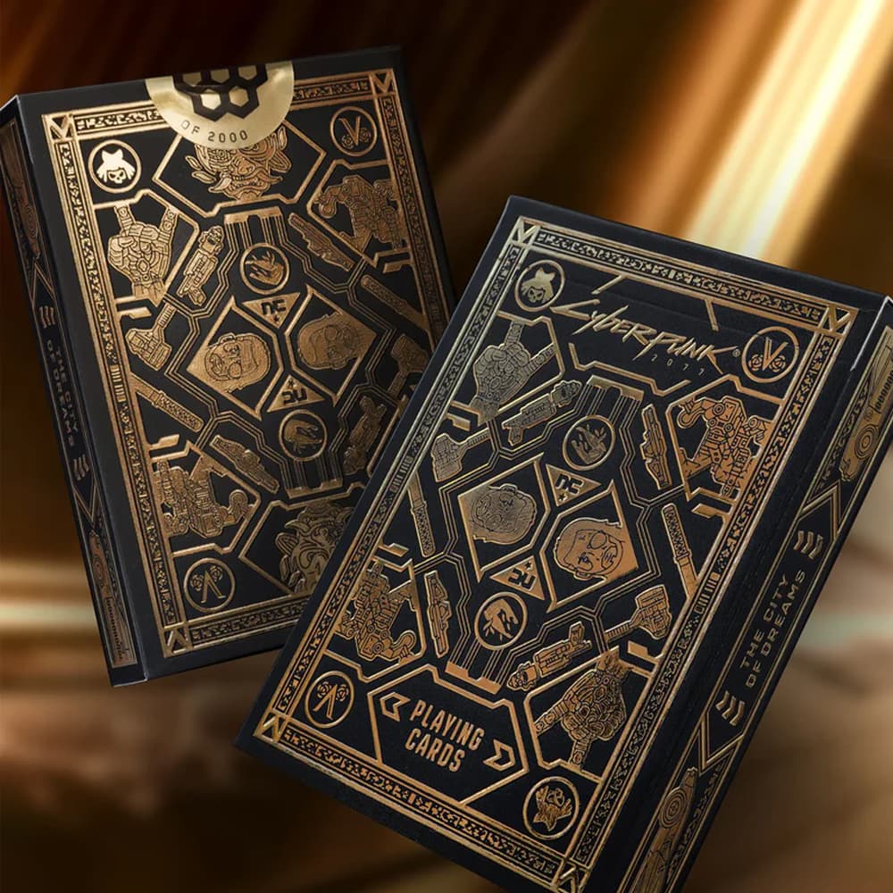 Cyberpunk 2077 Playing Cards (Gold Edition)