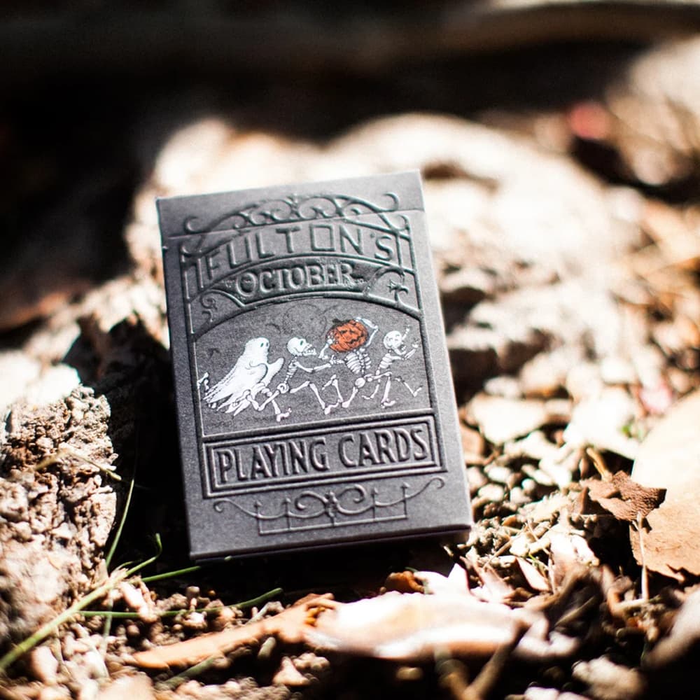 Fulton's October Playing Cards (V2 Dark Grey)